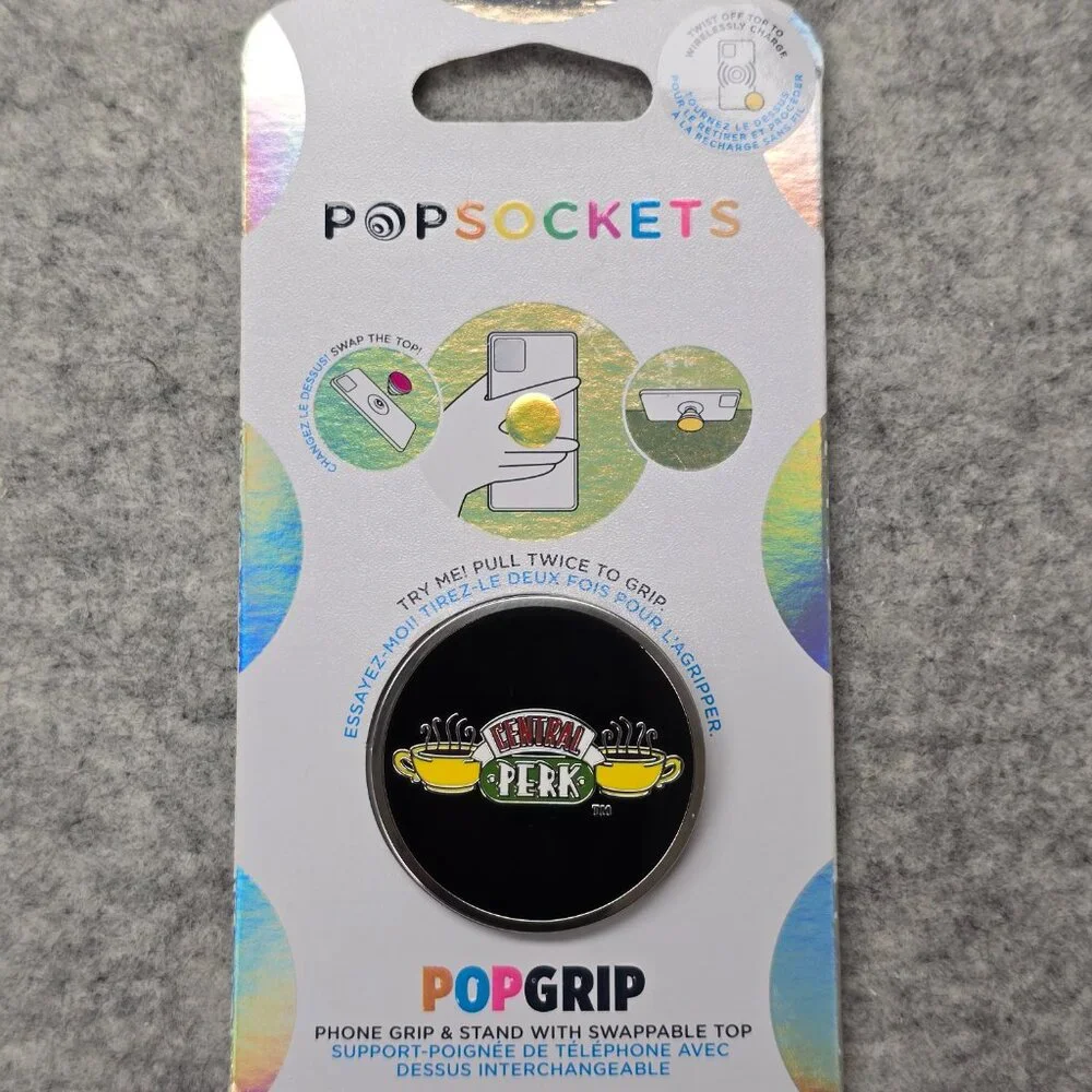 Enamel Central Perk Friends Popsockets Single Grip & Stand Phones Holder